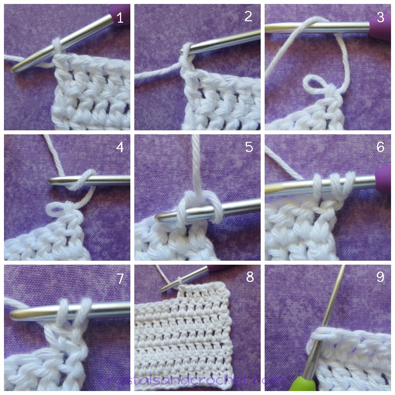 How to Make Standing Crochet Stitches (Sc, Hdc, Dc, & Tc) - This